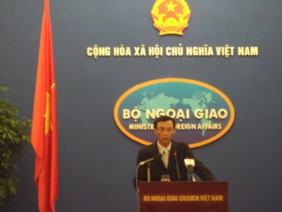 សន្និសិទកាសែតបស់អ្ននាំពាក្សក្រសួងការបរទេសវៀតណាម។